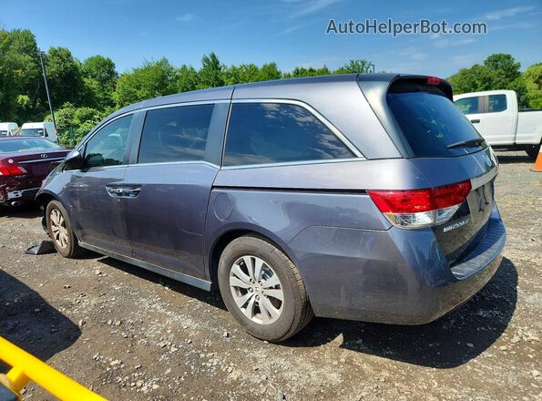 5FNRL5H66HB024210 2017 HONDA ODYSSEY Gray Trasero izquierdo