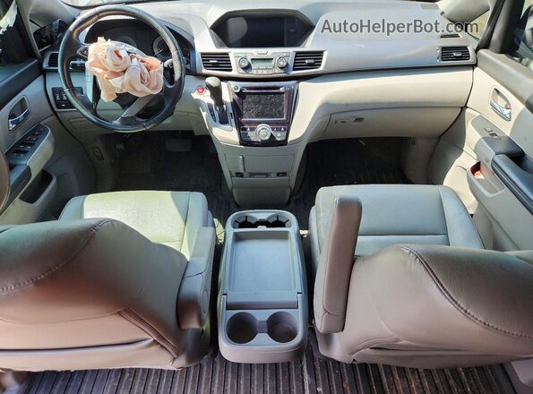 5FNRL5H66HB024210 2017 HONDA ODYSSEY Gray Vista del salpicadero
