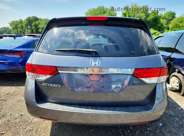 5FNRL5H66HB024210 2017 HONDA ODYSSEY Gray Vista trasera