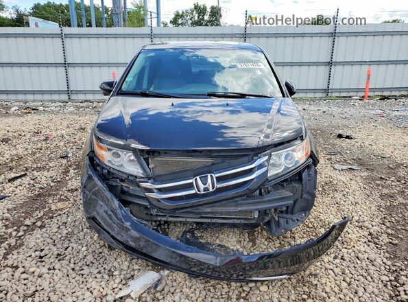 5FNRL5H67HB012051 2017 HONDA ODYSSEY Черный Вид спереди