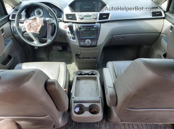 5FNRL5H67HB012051 2017 HONDA ODYSSEY Черный Вид панели приборов