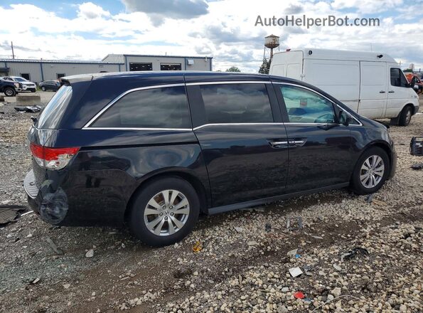 5FNRL5H67HB012051 2017 HONDA ODYSSEY Черный Задняя правая четверть