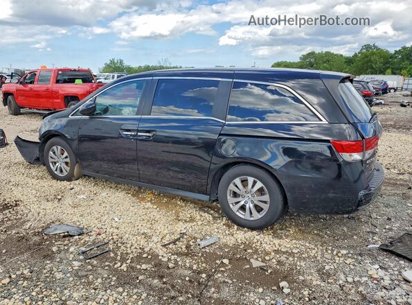 5FNRL5H67HB012051 2017 HONDA ODYSSEY Черный Задняя левая четверть