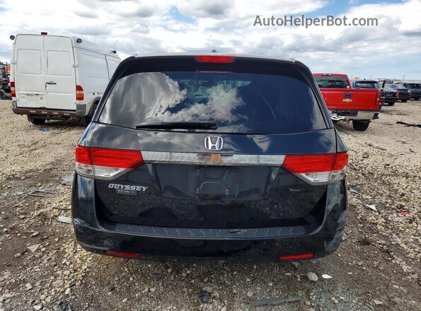 5FNRL5H67HB012051 2017 HONDA ODYSSEY Черный Вид сзади