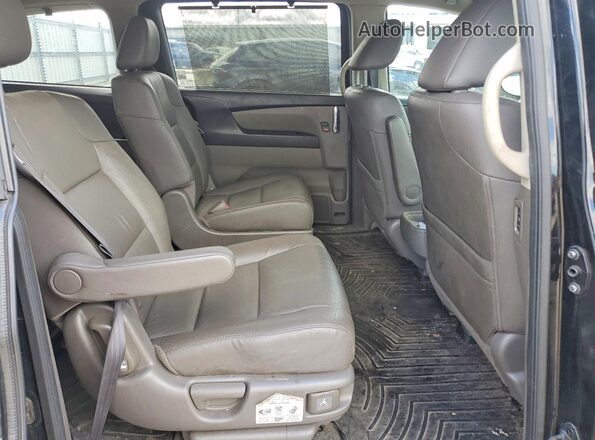 5FNRL5H67HB012051 2017 HONDA ODYSSEY Черный Вид задней части салона