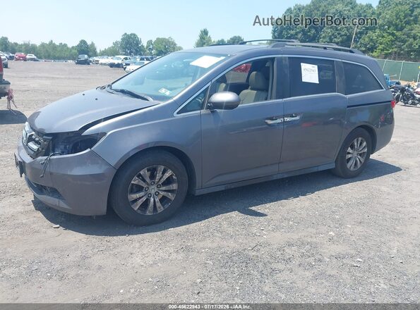 5FNRL5H68GB042691 2016 HONDA ODYSSEY Gray Front left