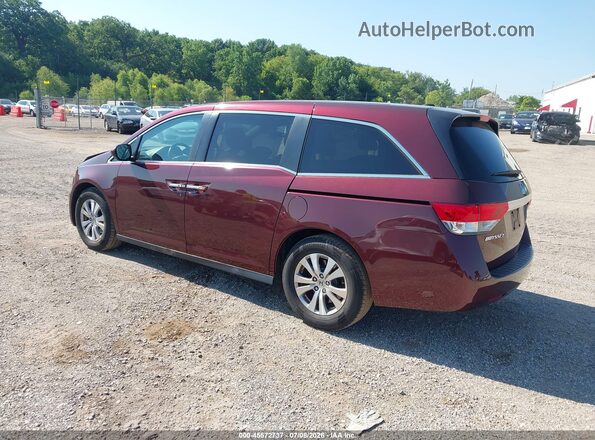 5FNRL5H68GB098632 2016 HONDA ODYSSEY Maroon Задня ліва чверть