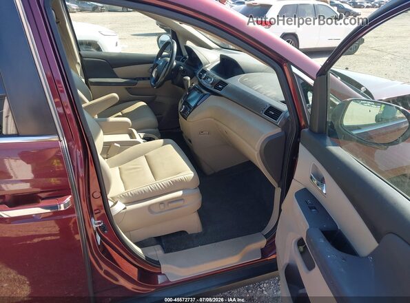 5FNRL5H68GB098632 2016 HONDA ODYSSEY Maroon Вид салону спереду