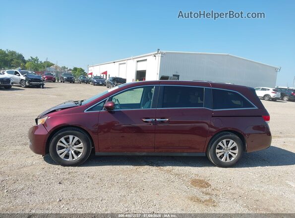 5FNRL5H68GB098632 2016 HONDA ODYSSEY Maroon Панорамний вид салону 360°