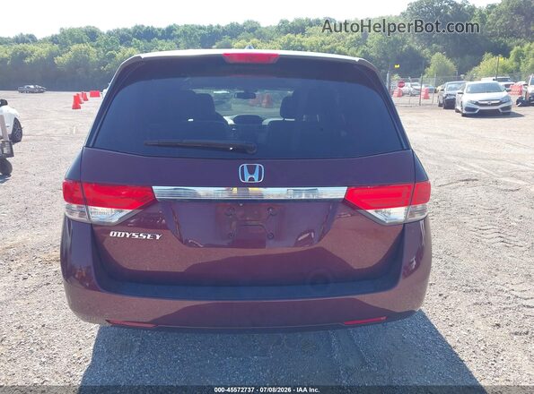 5FNRL5H68GB098632 2016 HONDA ODYSSEY Maroon 