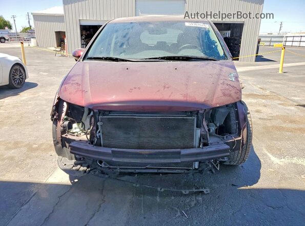 5FNRL5H68GB112237 2016 HONDA ODYSSEY Maroon Front view