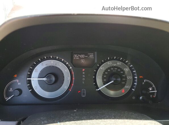 5FNRL5H68GB112237 2016 HONDA ODYSSEY Maroon Instrument cluster view