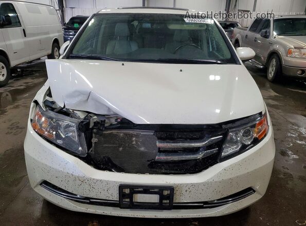 5FNRL5H68HB007781 2017 HONDA ODYSSEY White Դիմացի տեսք