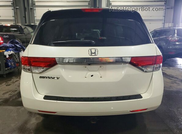 5FNRL5H68HB007781 2017 HONDA ODYSSEY White Հետևի տեսք