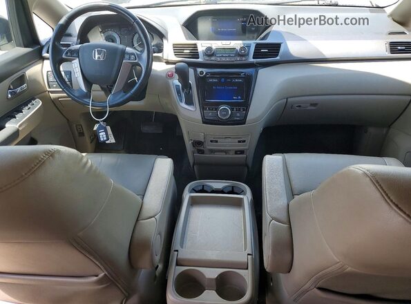 5FNRL5H68HB010499 2017 HONDA ODYSSEY White Առջևի վահանակի տեսք