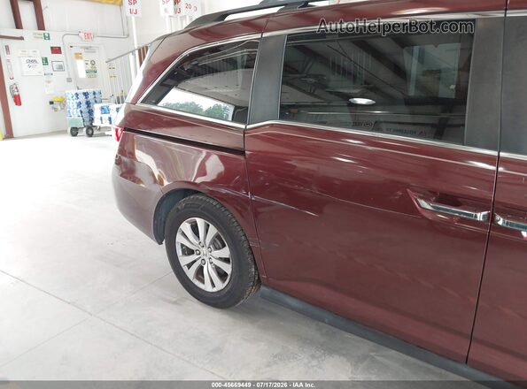 5FNRL5H69GB046331 2016 HONDA ODYSSEY Maroon Front view