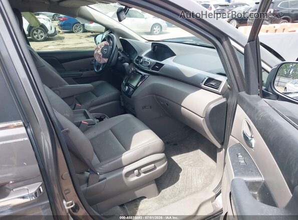 5FNRL5H69GB059922 2016 HONDA ODYSSEY Gray Vista interior delantera