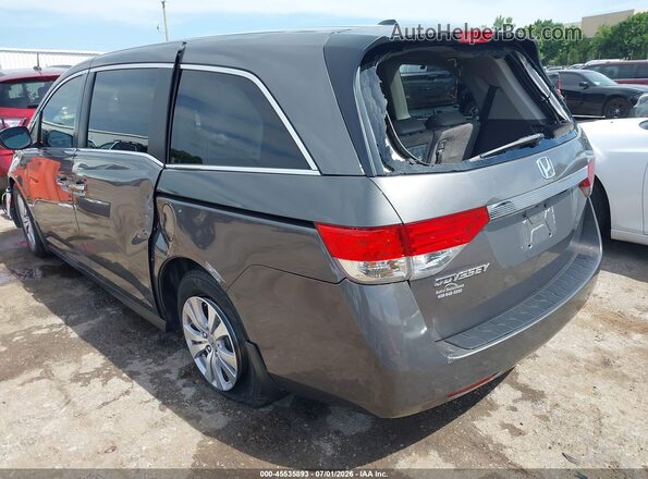 5FNRL5H69GB059922 2016 HONDA ODYSSEY Gray Trasero izquierdo