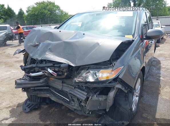 5FNRL5H69GB059922 2016 HONDA ODYSSEY Gray Vista interior trasera