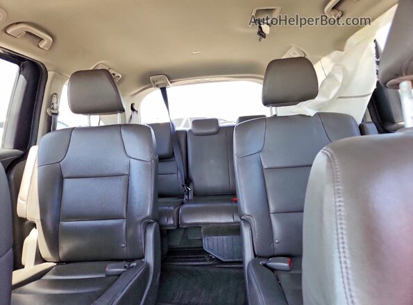 5FNRL5H69GB060424 2016 HONDA ODYSSEY Black Հետևի նստատեղերի տեսք
