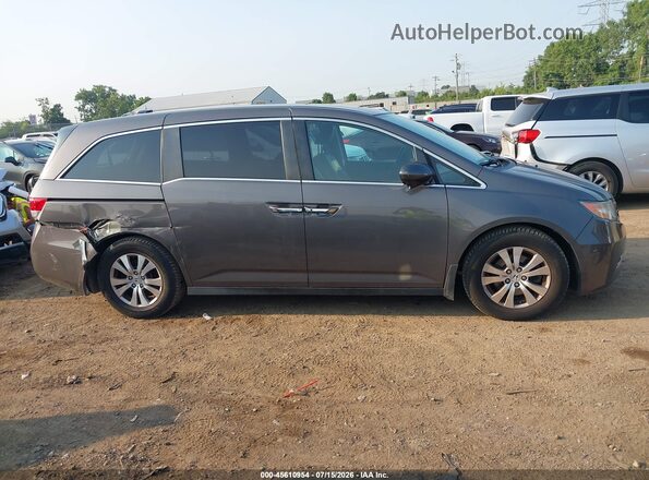 5FNRL5H69GB087249 2016 HONDA ODYSSEY Gray უკანა სალონის ხედი