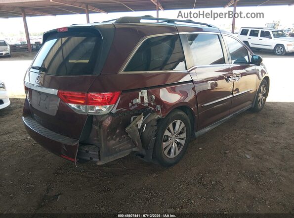 5FNRL5H69GB140791 2016 HONDA ODYSSEY Red უკანა მარჯვენა