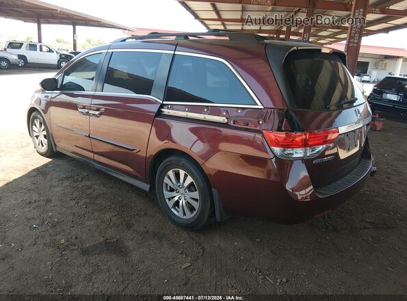 5FNRL5H69GB140791 2016 HONDA ODYSSEY Red უკანა მარცხენა