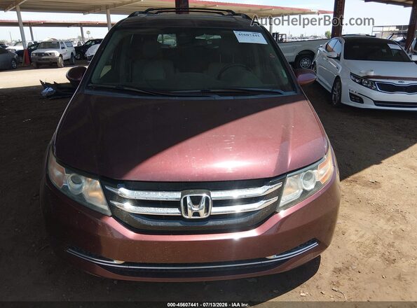 5FNRL5H69GB140791 2016 HONDA ODYSSEY Red ხელსაწყოთა პანელის ხედი
