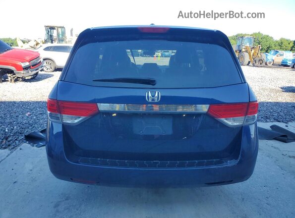 5FNRL5H69HB001391 2017 HONDA ODYSSEY Blue Հետևի տեսք