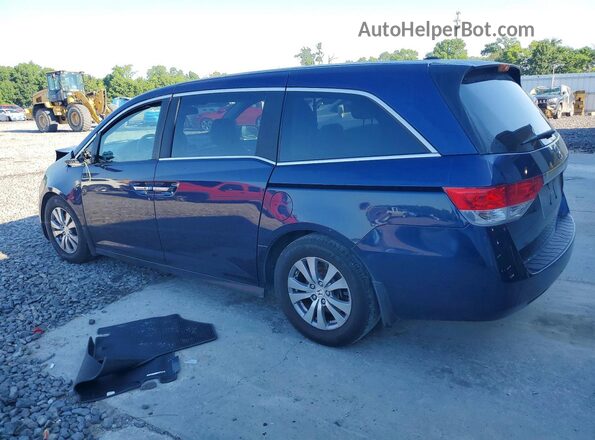 5FNRL5H69HB001391 2017 HONDA ODYSSEY Blue Հետևի ձախ