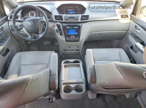 5FNRL5H69HB001391 2017 HONDA ODYSSEY Blue Առջևի վահանակի տեսք