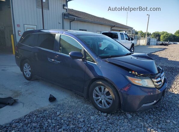 5FNRL5H69HB001391 2017 HONDA ODYSSEY Blue Առջևի աջ