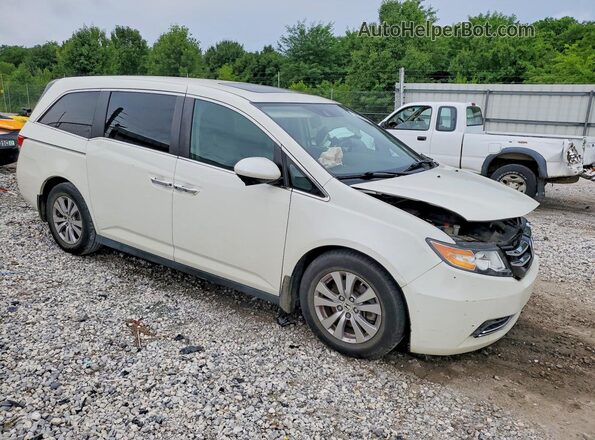 5FNRL5H69HB005098 2017 HONDA ODYSSEY White Передня права чверть