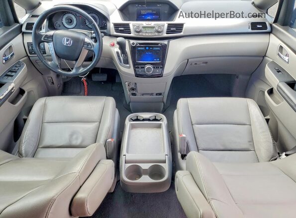 5FNRL5H6XGB096168 2016 HONDA ODYSSEY Charcoal წინა პანელის ხედი