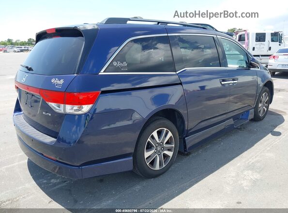 5FNRL5H90GB027984 2016 HONDA ODYSSEY Dark Blue Tył prawy