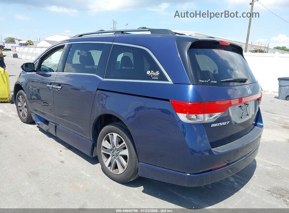 5FNRL5H90GB027984 2016 HONDA ODYSSEY Dark Blue Tył lewy