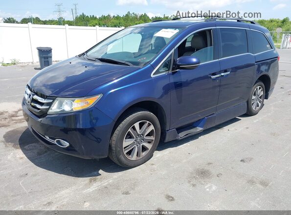 5FNRL5H90GB027984 2016 HONDA ODYSSEY Dark Blue Przód lewy