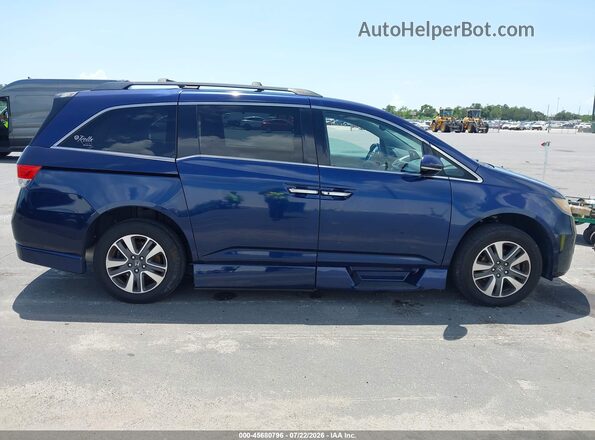 5FNRL5H90GB027984 2016 HONDA ODYSSEY Dark Blue Widok wnętrza z tyłu
