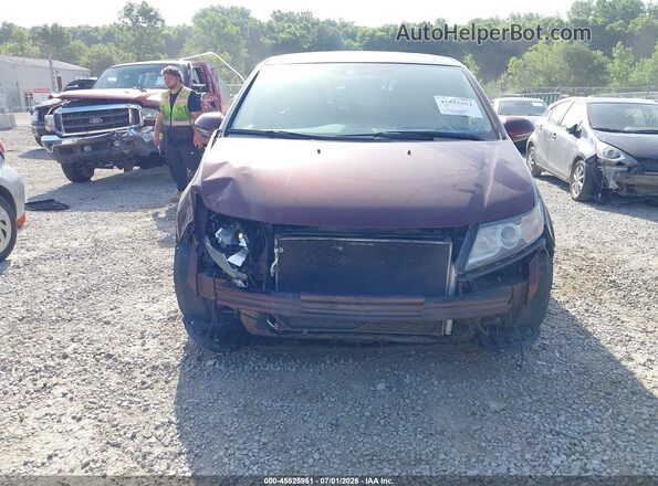5FNRL5H90GB055526 2016 HONDA ODYSSEY Burgundy Vista frontal