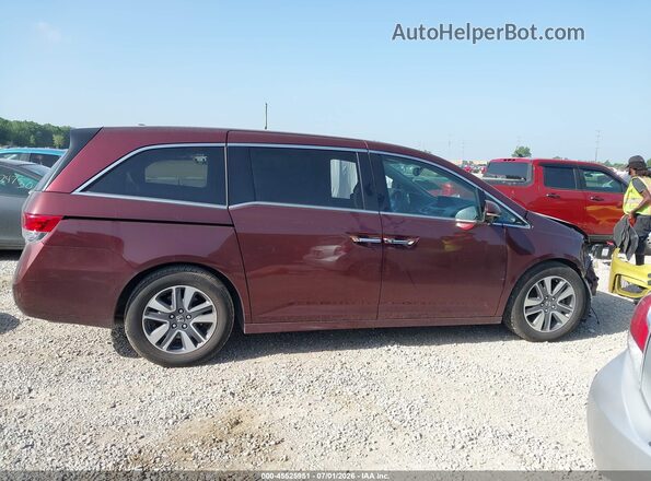 5FNRL5H90GB055526 2016 HONDA ODYSSEY Burgundy Vista interior de 360 grados