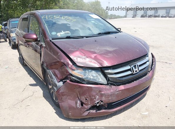5FNRL5H91GB087711 2016 HONDA ODYSSEY Maroon Widok z przodu