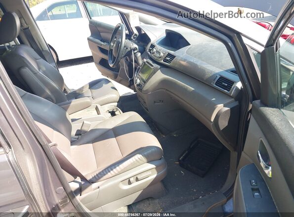 5FNRL5H92GB041627 2016 HONDA ODYSSEY Gray წინა სალონის ხედი