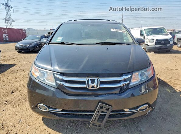 5FNRL5H92GB091850 2016 HONDA ODYSSEY Black Vista frontal
