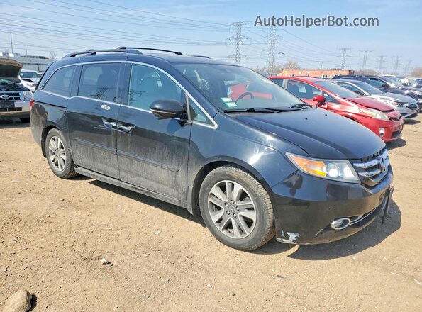 5FNRL5H92GB091850 2016 HONDA ODYSSEY Black Delantero derecho
