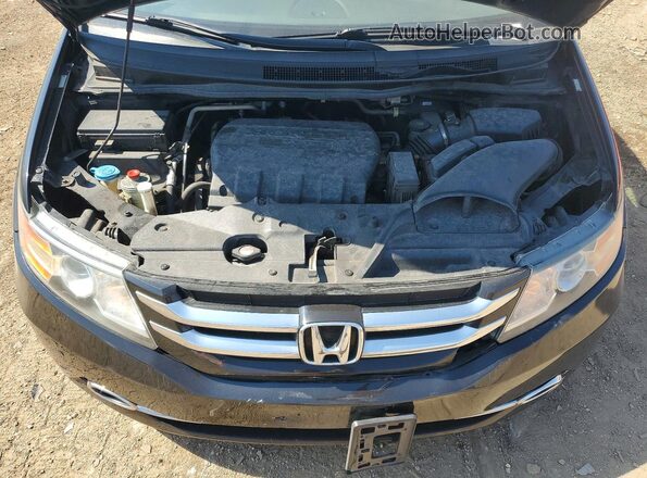 5FNRL5H92GB091850 2016 HONDA ODYSSEY Black Vista del compartimento del motor