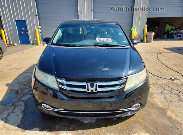 5FNRL5H92HB005955 2017 HONDA ODYSSEY Black Vista frontal
