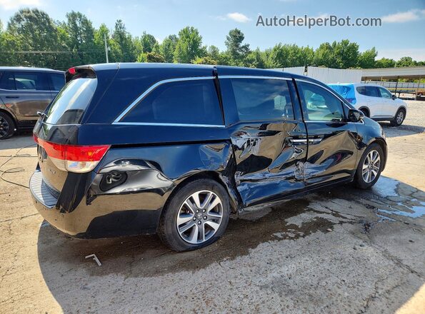 5FNRL5H92HB005955 2017 HONDA ODYSSEY Black Trasero derecho