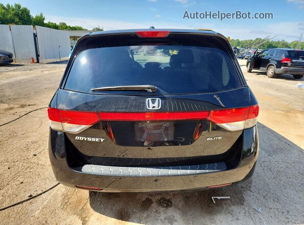 5FNRL5H92HB005955 2017 HONDA ODYSSEY Black Vista trasera