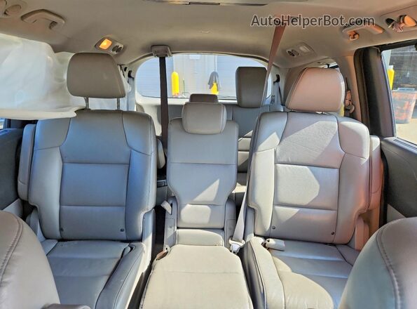 5FNRL5H92HB005955 2017 HONDA ODYSSEY Black Vista de los asientos traseros
