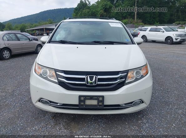 5FNRL5H94GB008449 2016 HONDA ODYSSEY White Widok zestawu wskaźników